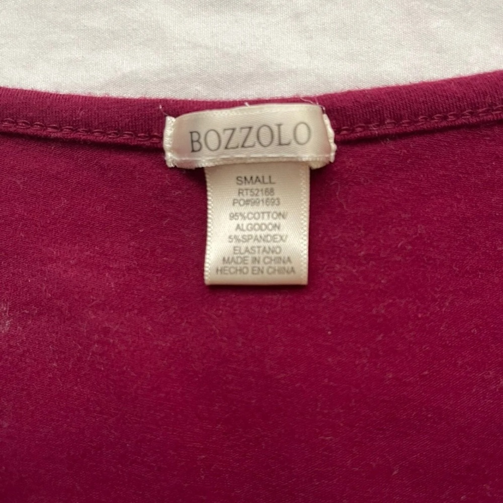 FashionNova Burgundy Bodysuit - Picture 2 of 3